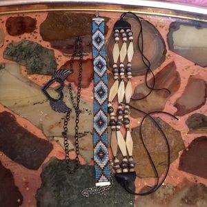 3 choker necklaces